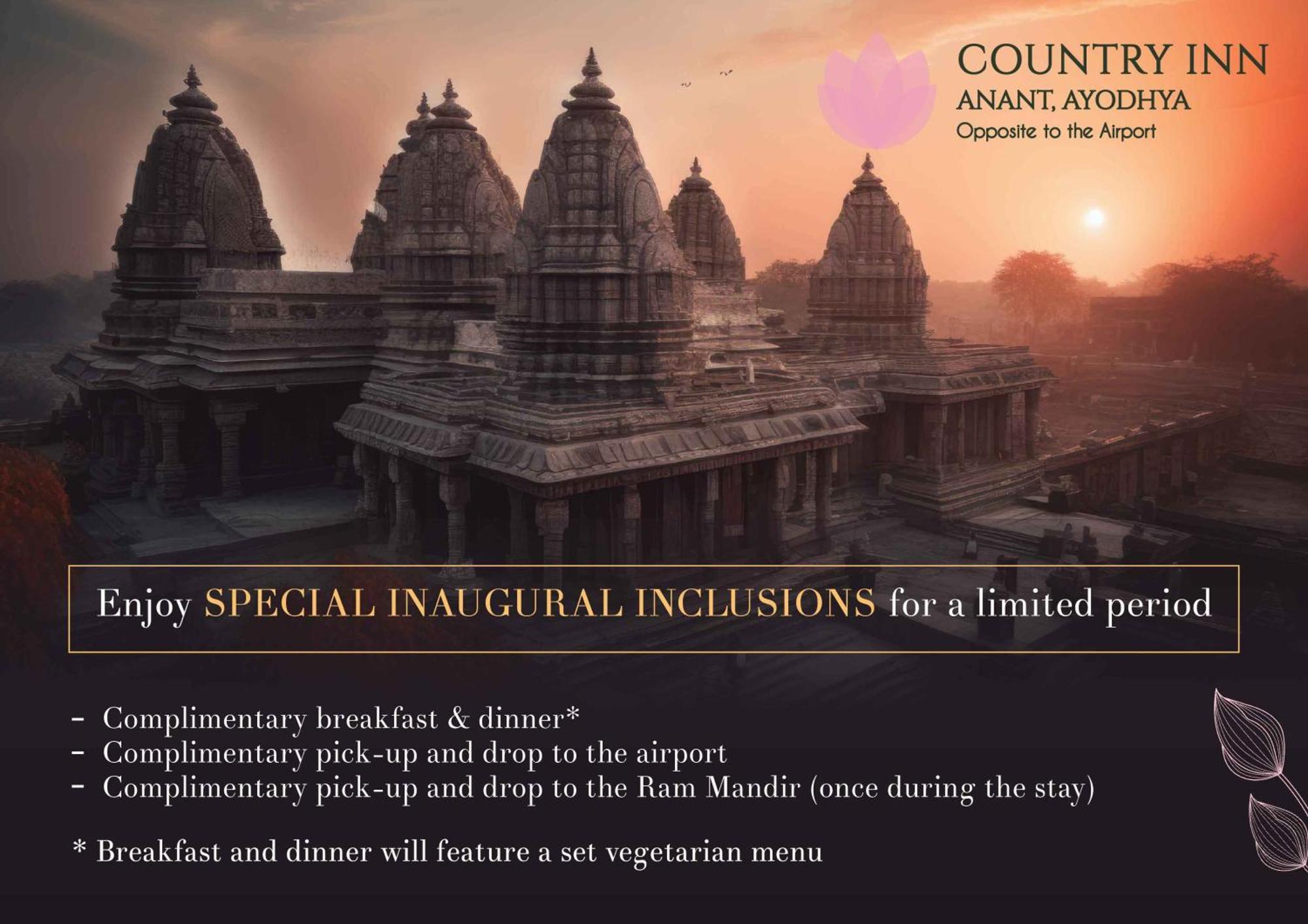 Country Inn Ayodhya - Opposite Airport Exterior photo